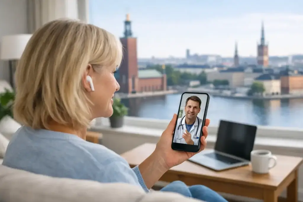 Videobesök vårdcentral Stockholm - så fungerar det